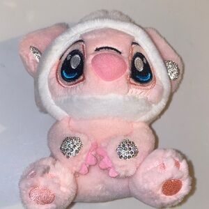 Pink Plush stitch with Sparkling rhinestones